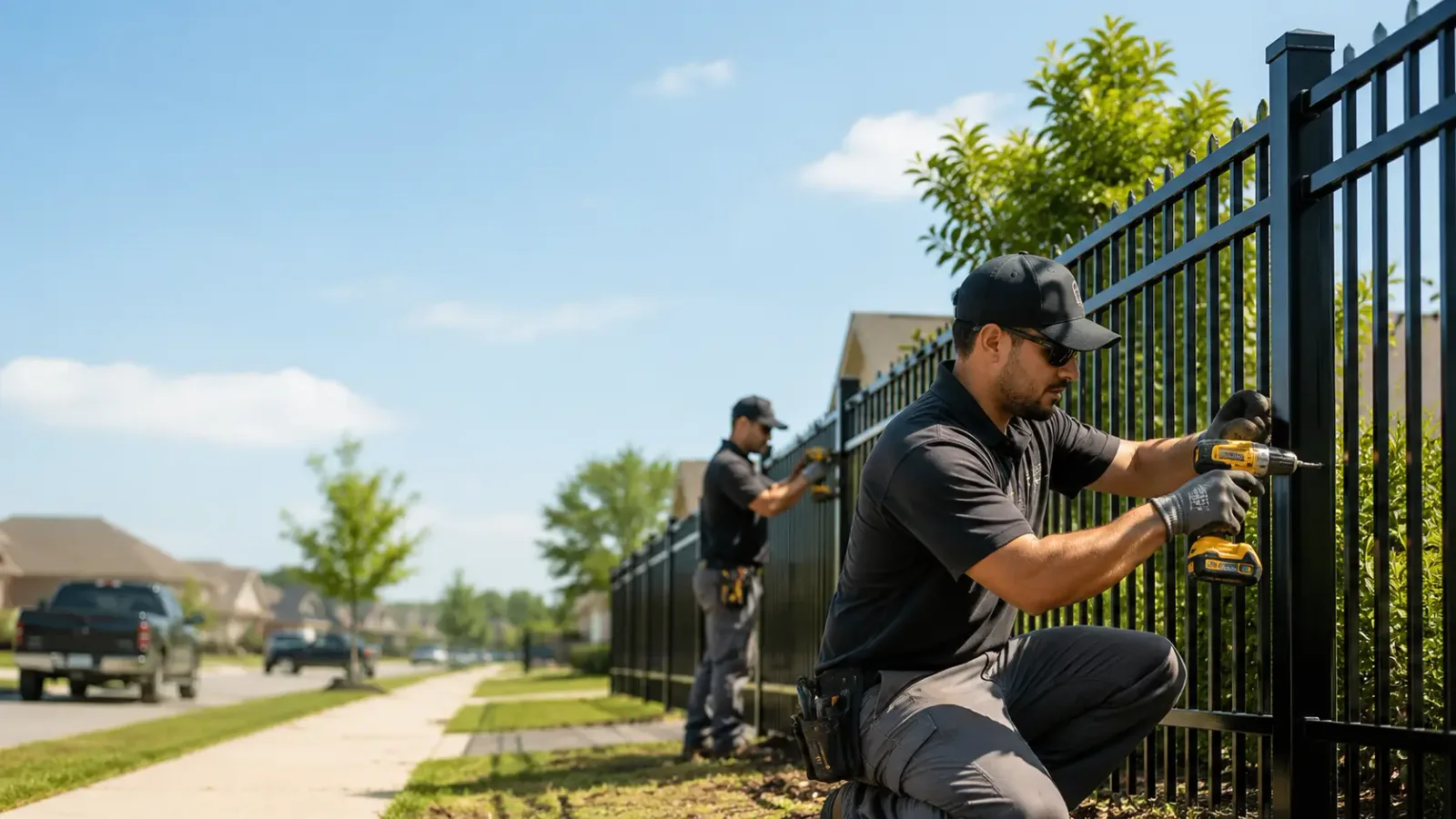 Metal Fence Installation in Austin, KY